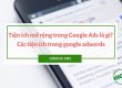 Tiện ích mở rộng trong Google Ads
